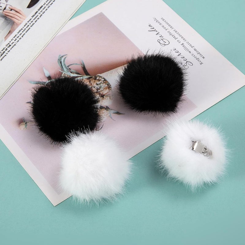 Dioxay Store Tinkerbell Pom Poms For Shoes Fluffy Shoe Clips & Shoe Pins Pompoms Perfect Accessory For Women's Tinkerbell Costume - Image 2